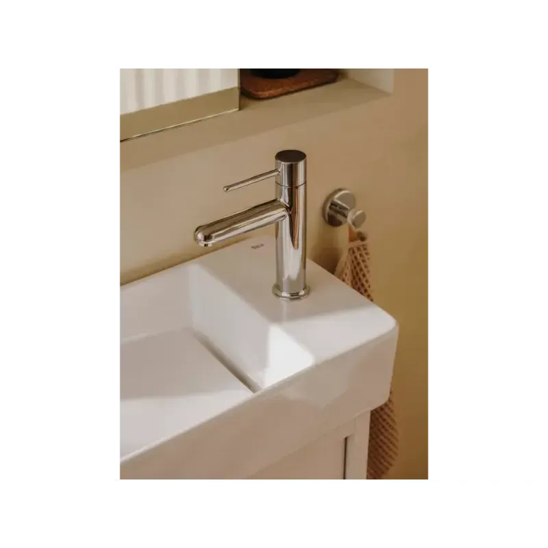 Casa si Gradina - Sanitare - Lavoar baie si accesorii - Baterii sanitare - Baterie lavoar Roca A5A303FC00, 28 mm, 5 l/min, 0.5 bar, 35 mm, 175 mm, 115 mm, 380 mm, 1 orificii instalare, Crom - Infinity.ro