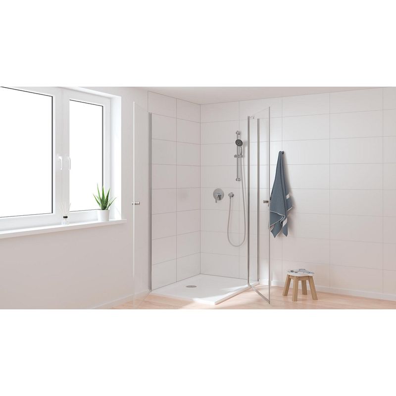 Casa si Gradina - Sanitare - Lavoar baie si accesorii - Baterii sanitare - Unitate comanda Grohe 32590002, 1 bar, 163 mm, 11 mm, 1 iesiri, 1 functii palarie dus, 1/2 dimensiune racord, Crom - Infinity.ro