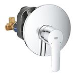 Casa si Gradina - Sanitare - Lavoar baie si accesorii - Baterii sanitare - Unitate comanda Grohe 32590002, 1 bar, 163 mm, 11 mm, 1 iesiri, 1 functii palarie dus, 1/2 dimensiune racord, Crom - Infinity.ro