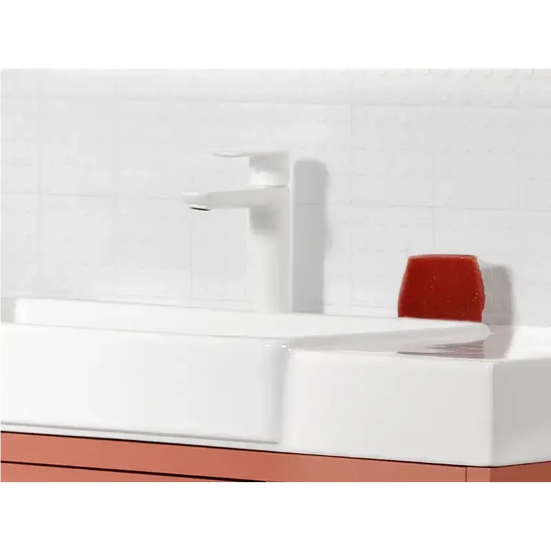 Casa si Gradina - Sanitare - Lavoar baie si accesorii - Baterii sanitare - Baterie lavoar Roca A5A326EB00, 28 mm, 5 l/min, 0.5 bar, 35 mm, 161 mm, 151 mm, 365 mm, 1 orificii instalare, Alb - Infinity.ro