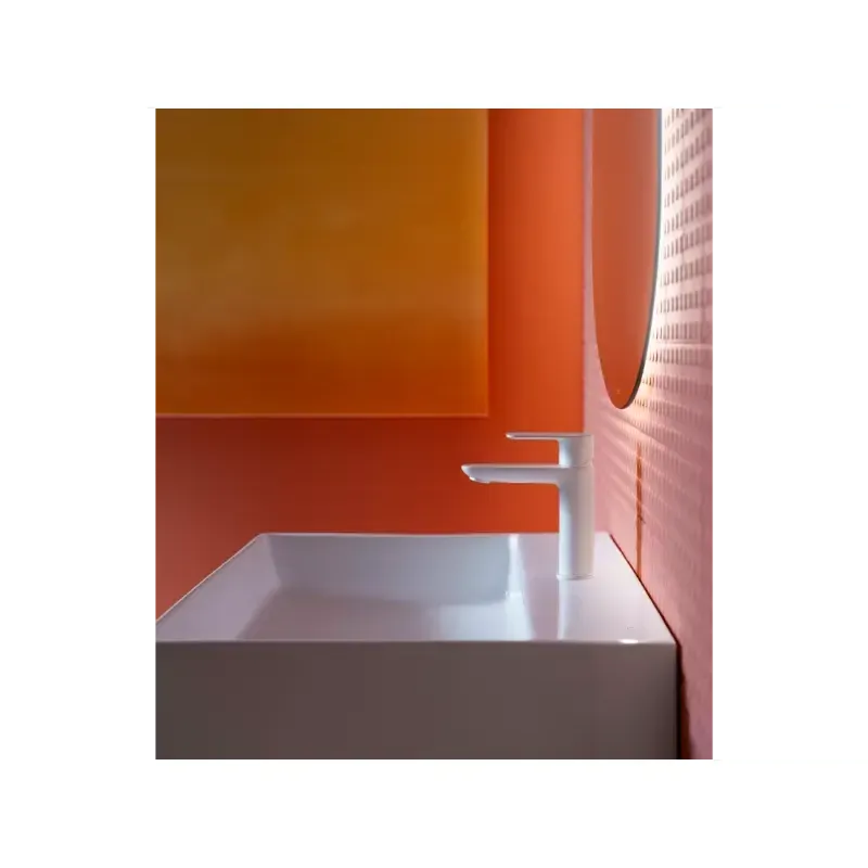 Casa si Gradina - Sanitare - Lavoar baie si accesorii - Baterii sanitare - Baterie lavoar Roca A5A326EB00, 28 mm, 5 l/min, 0.5 bar, 35 mm, 161 mm, 151 mm, 365 mm, 1 orificii instalare, Alb - Infinity.ro