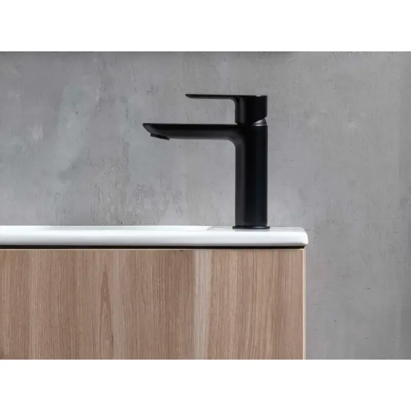 Casa si Gradina - Sanitare - Lavoar baie si accesorii - Baterii sanitare - Baterie lavoar Roca A5A326ENB0, 28 mm, 5 l/min, 0.5 bar, 35 mm, 161 mm, 151 mm, 365 mm, 1 orificii instalare, Negru - Infinity.ro