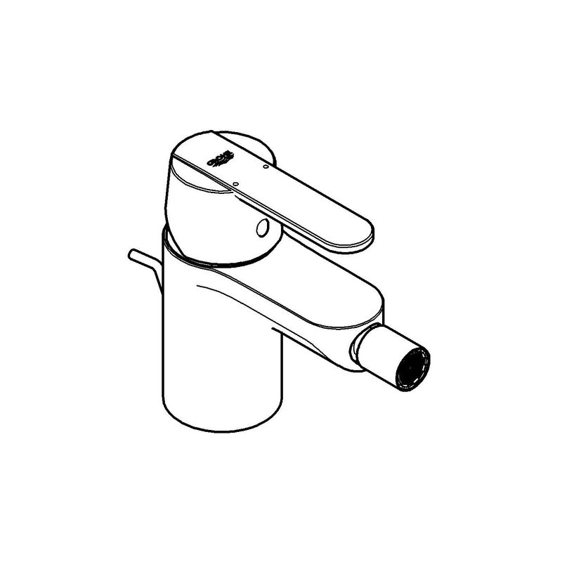 Casa si Gradina - Sanitare - Lavoar baie si accesorii - Baterii sanitare - Baterie bideu Grohe 328852430, 28 mm, 0.7 bar, 35 mm, 123 mm, 114 mm, 390 mm, 1 orificii instalare, Negru - Infinity.ro