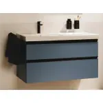 Casa si Gradina - Sanitare - Lavoar baie si accesorii - Baterii sanitare - Baterie lavoar Roca A5A326ENB0, 28 mm, 5 l/min, 0.5 bar, 35 mm, 161 mm, 151 mm, 365 mm, 1 orificii instalare, Negru - Infinity.ro