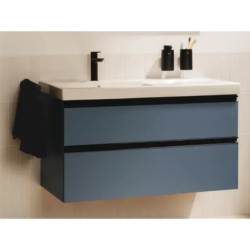Casa si Gradina - Sanitare - Lavoar baie si accesorii - Baterii sanitare - Baterie lavoar Roca A5A326ENB0, 28 mm, 5 l/min, 0.5 bar, 35 mm, 161 mm, 151 mm, 365 mm, 1 orificii instalare, Negru - Infinity.ro