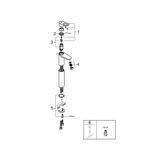 Casa si Gradina - Sanitare - Lavoar baie si accesorii - Baterii sanitare - Baterie lavoar Grohe 23764000, 28 mm, 5.7 l/min, 1 bar, 35 mm, 310 mm, 107 mm, 390 mm, 1 orificii instalare, Crom - Infinity.ro