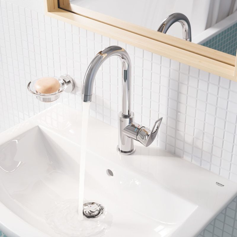 Casa si Gradina - Sanitare - Lavoar baie si accesorii - Baterii sanitare - Baterie lavoar Grohe 23763001, 1 bar, 35 mm, 311 mm, 140 mm, 386 mm, 1 orificii instalare, 3/8 dimensiune racord, Crom - Infinity.ro
