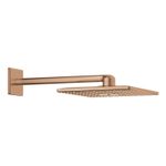 Casa si Gradina - Sanitare - Cazi si cabine de dus - Coloane si seturi de dus - Dus fix Grohe 26479DL0, SmartActive 310 Cube, pe perete, 310 mm, 2 functii, necesita valva, mat, cupru - Infinity.ro