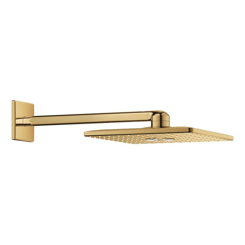 Casa si Gradina - Sanitare - Cazi si cabine de dus - Coloane si seturi de dus - Dus fix Grohe 26479GL0, SmartActive 310 Cube, pe perete, 310 mm, 2 functii, necesita valva, lucios, auriu - Infinity.ro