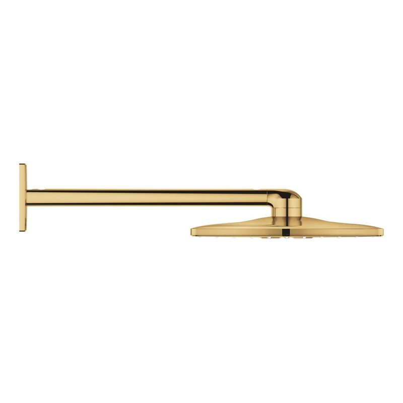 Casa si Gradina - Sanitare - Cazi si cabine de dus - Coloane si seturi de dus - Dus fix Grohe 26479GL0, SmartActive 310 Cube, pe perete, 310 mm, 2 functii, necesita valva, lucios, auriu - Infinity.ro