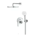Casa si Gradina - Sanitare - Cazi si cabine de dus - Coloane si seturi de dus - Sistem de dus Grohe 25288000, 250 mm, 1 bar, 110 mm, 1.5 m, 135 mm, 380 mm, 1 functii palarie dus, Crom - Infinity.ro