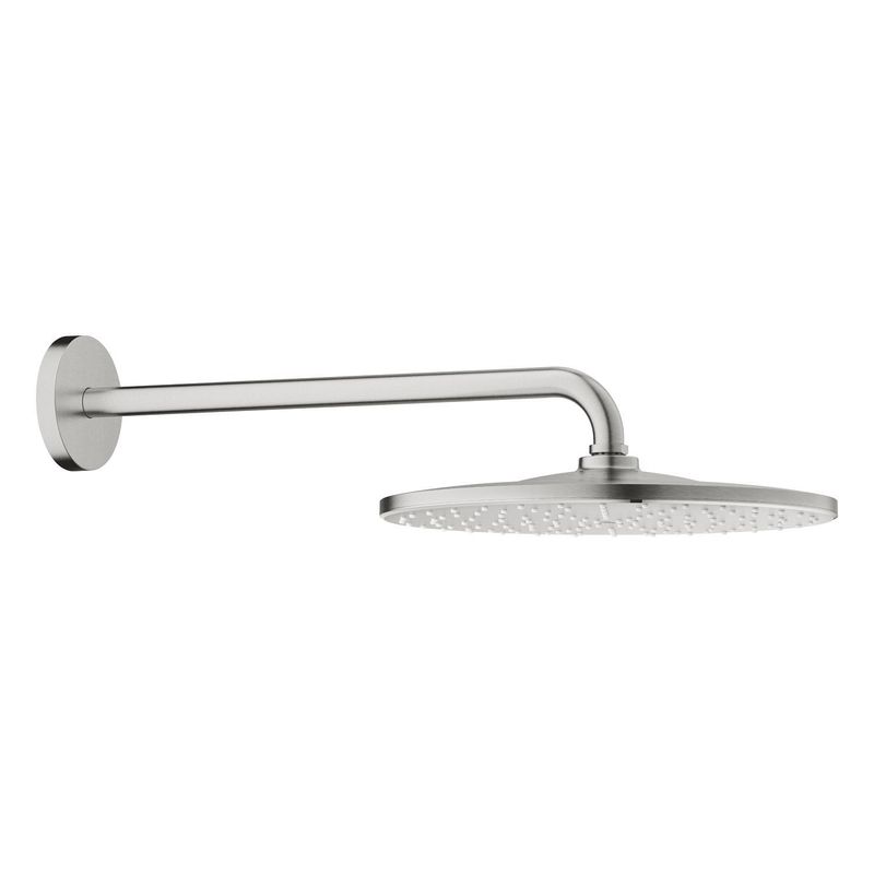 Casa si Gradina - Sanitare - Cazi si cabine de dus - Coloane si seturi de dus - Dus fix Grohe 26558DC0, Rainshower 310, pe perete, 310 mm, 1 functie, mat, otel satinat - Infinity.ro