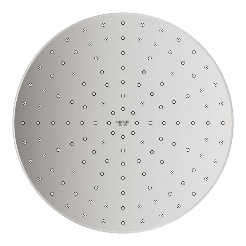 Casa si Gradina - Sanitare - Cazi si cabine de dus - Coloane si seturi de dus - Dus fix Grohe 26558DC0, Rainshower 310, pe perete, 310 mm, 1 functie, mat, otel satinat - Infinity.ro