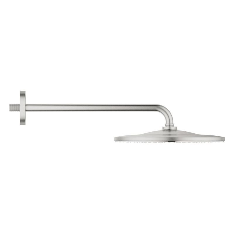 Casa si Gradina - Sanitare - Cazi si cabine de dus - Coloane si seturi de dus - Dus fix Grohe 26558DC0, Rainshower 310, pe perete, 310 mm, 1 functie, mat, otel satinat - Infinity.ro