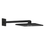 Casa si Gradina - Sanitare - Cazi si cabine de dus - Coloane si seturi de dus - Dus fix Grohe 26479KF0, Rainshower SmartActive 310 Cube, pe perete, 310 mm, 2 functii, necesita valva, mat, negru - Infinity.ro