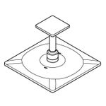 Casa si Gradina - Sanitare - Cazi si cabine de dus - Coloane si seturi de dus - Dus fix Grohe 26481DL0, SmartActive Cube, pe tavan, 310 mm, 2 functii, necesita valva, mat, cupru - Infinity.ro