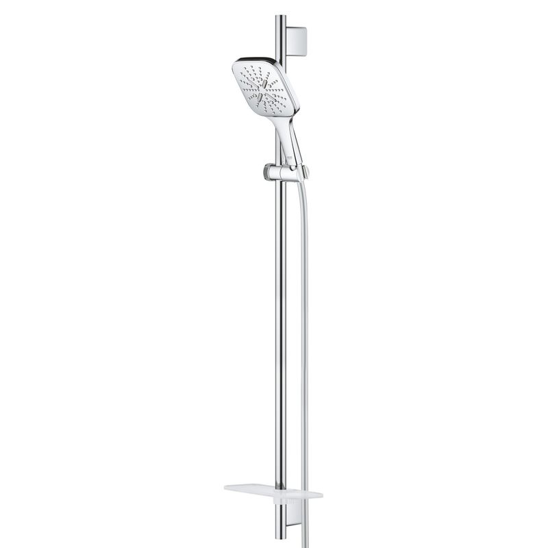Casa si Gradina - Sanitare - Cazi si cabine de dus - Coloane si seturi de dus - Coloana dus Grohe 26586000, 1.75 m, 130 mm, 900 mm, 3 functii para dus, 1/2 conexiune furtun, conexiune universala, Crom - Infinity.ro