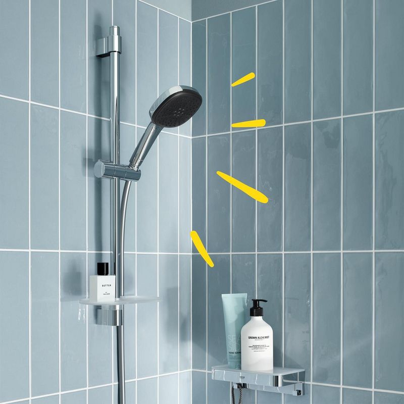 Casa si Gradina - Sanitare - Cazi si cabine de dus - Coloane si seturi de dus - Coloana dus Grohe 26928001, 1.75 m, 110 mm, 620 mm, 2 functii para dus, 1/2 conexiune furtun, conexiune universala, Crom - Infinity.ro