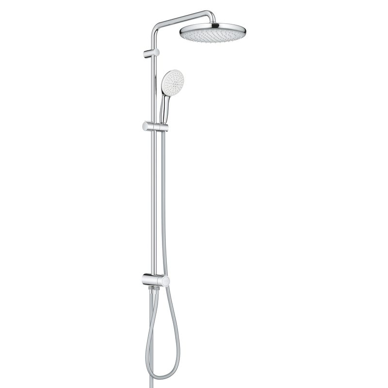 Casa si Gradina - Sanitare - Cazi si cabine de dus - Coloane si seturi de dus - Coloana dus Grohe 26979001, 1.5 m, 110 mm, 1136 mm, 250 mm, 2 functii para dus, 1/2 conexiune furtun, Crom - Infinity.ro