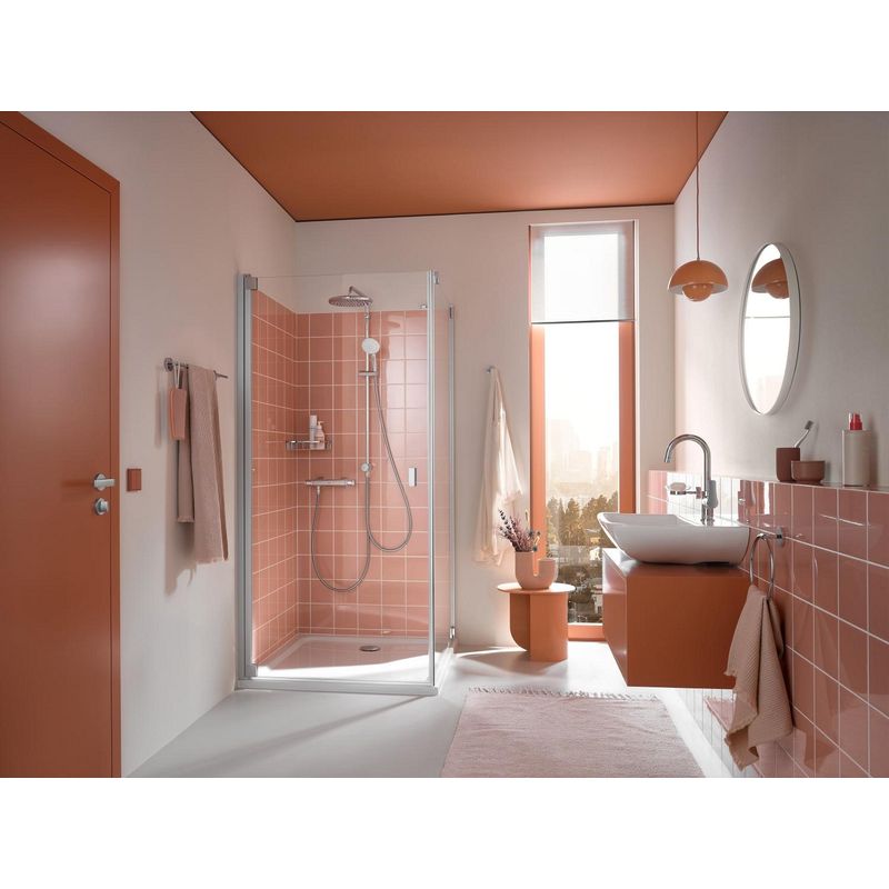 Casa si Gradina - Sanitare - Cazi si cabine de dus - Coloane si seturi de dus - Coloana dus Grohe 26979001, 1.5 m, 110 mm, 1136 mm, 250 mm, 2 functii para dus, 1/2 conexiune furtun, Crom - Infinity.ro