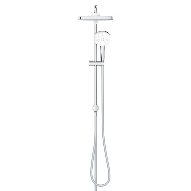 Casa si Gradina - Sanitare - Cazi si cabine de dus - Coloane si seturi de dus - Coloana dus Grohe 26977001, 1.5 m, 110 mm, 736 mm, 250 mm, 3 functii para dus, 1/2 conexiune furtun, Crom - Infinity.ro