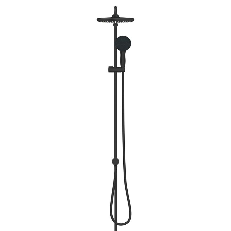 Casa si Gradina - Sanitare - Cazi si cabine de dus - Coloane si seturi de dus - Coloana dus Grohe 269792431, 1.5 m, 110 mm, 1136 mm, 250 mm, 3 functii para dus, 1/2 conexiune furtun, Negru - Infinity.ro