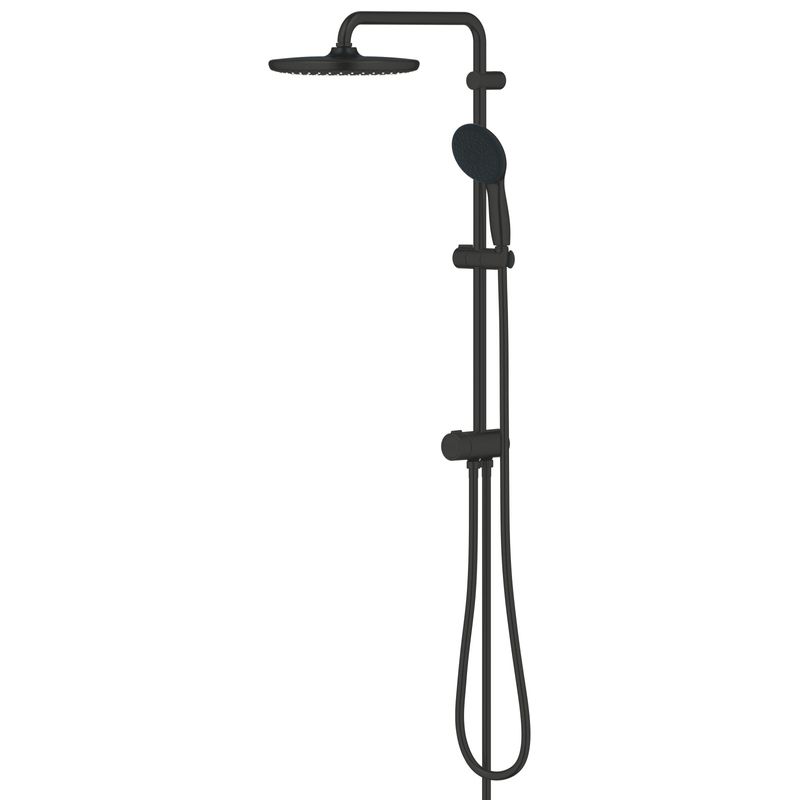 Casa si Gradina - Sanitare - Cazi si cabine de dus - Coloane si seturi de dus - Coloana dus Grohe 269802431, 1.5 m, 110 mm, 736 mm, 250 mm, 3 functii para dus, 1/2 conexiune furtun, Negru - Infinity.ro