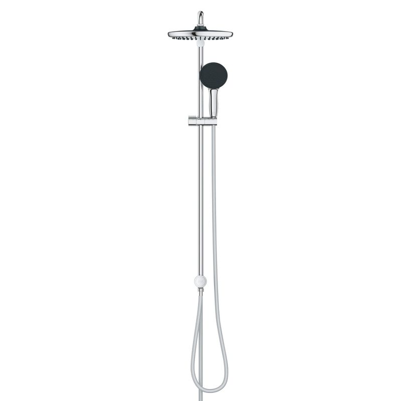 Casa si Gradina - Sanitare - Cazi si cabine de dus - Coloane si seturi de dus - Coloana dus Grohe 26989001, 1.5 m, 110 mm, 1136 mm, 250 mm, 2 functii para dus, 1/2 conexiune furtun, Crom - Infinity.ro