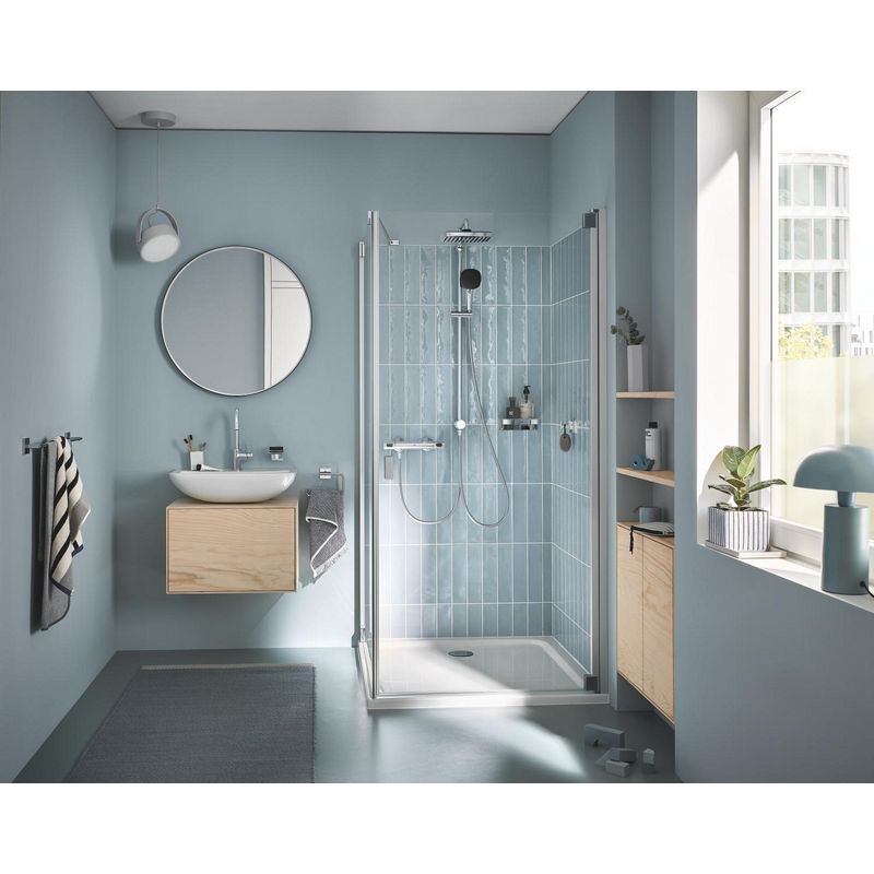 Casa si Gradina - Sanitare - Cazi si cabine de dus - Coloane si seturi de dus - Coloana dus Grohe 26986001, 1.5 m, 110 mm, 1136 mm, 250 mm, 2 functii para dus, 1/2 conexiune furtun, Crom - Infinity.ro