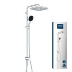 Casa si Gradina - Sanitare - Cazi si cabine de dus - Coloane si seturi de dus - Coloana dus Grohe 26986001, 1.5 m, 110 mm, 1136 mm, 250 mm, 2 functii para dus, 1/2 conexiune furtun, Crom - Infinity.ro