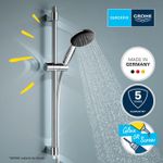 Casa si Gradina - Sanitare - Cazi si cabine de dus - Coloane si seturi de dus - Coloana dus Grohe 27948001, 1.75 m, 110 mm, 620 mm, 2 functii para dus, 1/2 conexiune furtun, conexiune universala, Crom - Infinity.ro