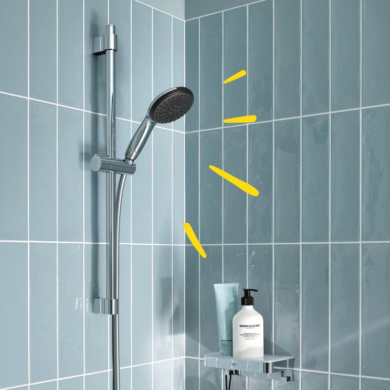 Casa si Gradina - Sanitare - Cazi si cabine de dus - Coloane si seturi de dus - Coloana dus Grohe 27948001, 1.75 m, 110 mm, 620 mm, 2 functii para dus, 1/2 conexiune furtun, conexiune universala, Crom - Infinity.ro