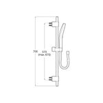 Casa si Gradina - Sanitare - Cazi si cabine de dus - Coloane si seturi de dus - Coloana dus Roca A5B8414C00, 1.7 m, 130 mm, 700 mm, 3 functii para dus, 1/2 conexiune furtun, conexiune universala, Crom - Infinity.ro