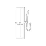 Casa si Gradina - Sanitare - Cazi si cabine de dus - Coloane si seturi de dus - Coloana dus Roca A5B8E14NB0, 1.7 m, 130 mm, 700 mm, 3 functii para dus, 1/2 conexiune furtun, suport pivotant, Negru - Infinity.ro