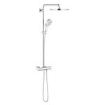 Casa si Gradina - Sanitare - Cazi si cabine de dus - Coloane si seturi de dus - Sistem de dus Grohe 27966001, 310 mm, 1 bar, 130 mm, 1.75 m, 472 mm, 1 functii palarie dus, 3 functii para dus, Crom - Infinity.ro