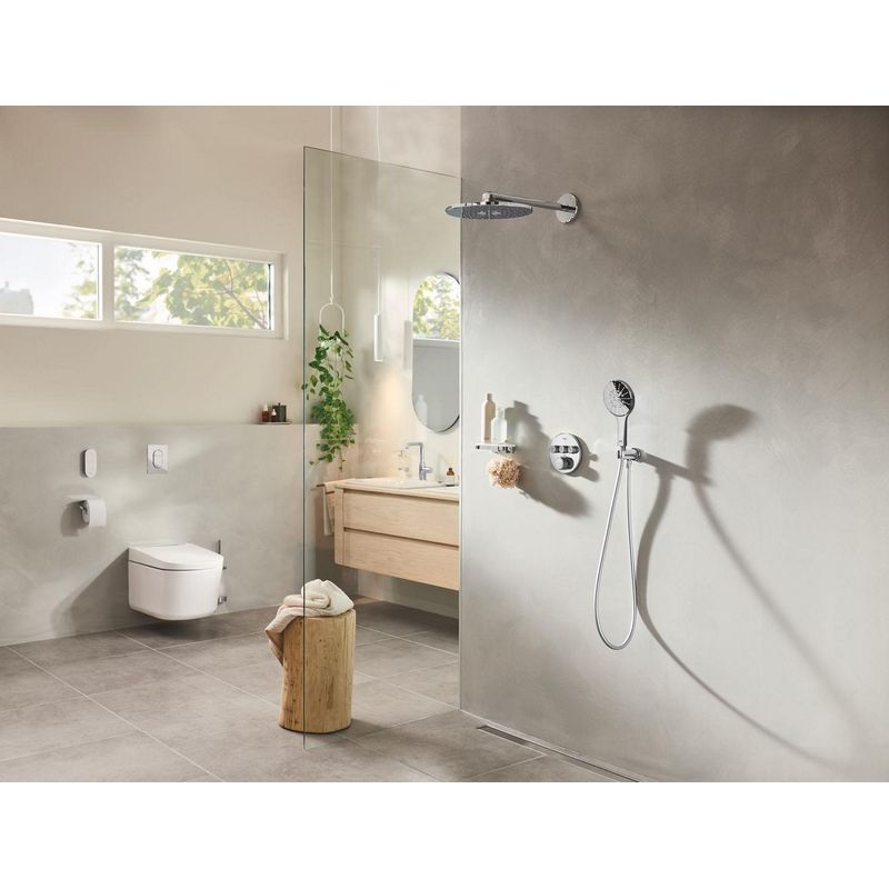 Casa si Gradina - Sanitare - Cazi si cabine de dus - Coloane si seturi de dus - Sistem de dus Grohe 34863000, 322 mm, 1 bar, 130 mm, 1.5 m, 135 mm, 430 mm, 3 functii palarie dus, Crom - Infinity.ro
