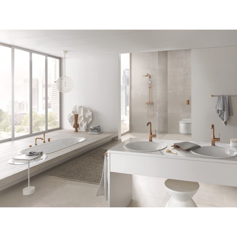 Casa si Gradina - Sanitare - Cazi si cabine de dus - Coloane si seturi de dus - Sistem de dus Grohe 26075DL0, 310 mm, 1 bar, 110 mm, 1.75 m, 1132 mm, 470 mm, 1 functii palarie dus, Cupru - Infinity.ro