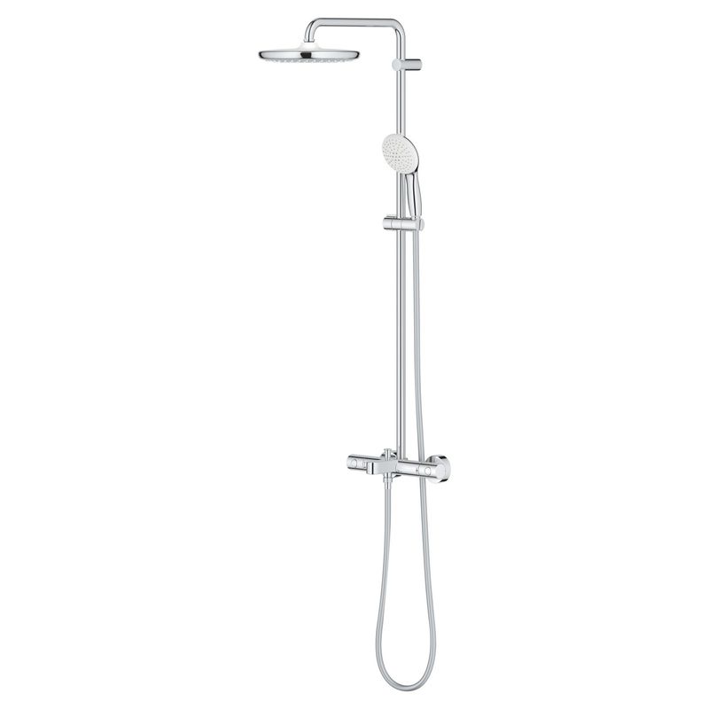 Casa si Gradina - Sanitare - Cazi si cabine de dus - Coloane si seturi de dus - Sistem de dus Grohe 26978001, 250 mm, 1 bar, 110 mm, 1.75 m, 1132 mm, 412 mm, 1 functii palarie dus, Crom - Infinity.ro
