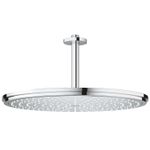Casa si Gradina - Sanitare - Cazi si cabine de dus - Coloane si seturi de dus - Dus fix Grohe 26256000, 400 mm, 1 bar, 185 mm, 1 pulverizari, 1/2 conexiune instalare, pivotant, Crom - Infinity.ro