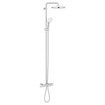 Casa si Gradina - Sanitare - Cazi si cabine de dus - Coloane si seturi de dus - Sistem de dus Grohe 26672001, 250 mm, 1 bar, 110 mm, 1.75 m, 1588 mm, 412 mm, 1 functii palarie dus, Crom - Infinity.ro