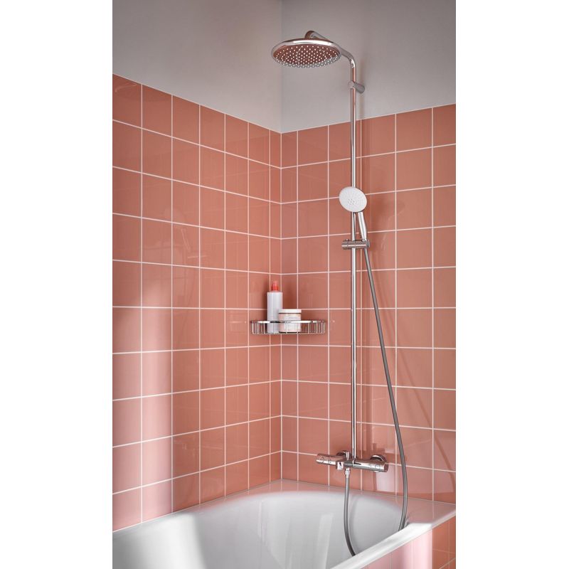 Casa si Gradina - Sanitare - Cazi si cabine de dus - Coloane si seturi de dus - Sistem de dus Grohe 26672001, 250 mm, 1 bar, 110 mm, 1.75 m, 1588 mm, 412 mm, 1 functii palarie dus, Crom - Infinity.ro