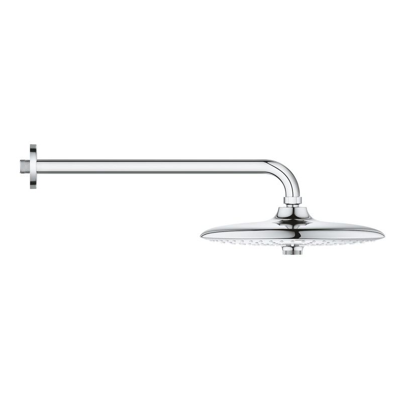 Casa si Gradina - Sanitare - Cazi si cabine de dus - Coloane si seturi de dus - Dus fix Grohe 26458000, 260 mm, 1 bar, 380 mm, 3 pulverizari, 1/2 conexiune instalare, pivotant, Crom - Infinity.ro