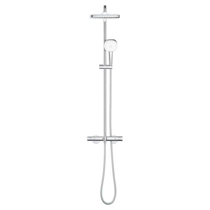Casa si Gradina - Sanitare - Cazi si cabine de dus - Coloane si seturi de dus - Sistem de dus Grohe 26975001, 250 mm, 1 bar, 110 mm, 1.75 m, 1132 mm, 412 mm, 1 functii palarie dus, Crom - Infinity.ro