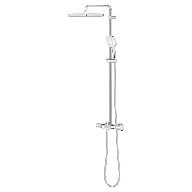 Casa si Gradina - Sanitare - Cazi si cabine de dus - Coloane si seturi de dus - Sistem de dus Grohe 26975001, 250 mm, 1 bar, 110 mm, 1.75 m, 1132 mm, 412 mm, 1 functii palarie dus, Crom - Infinity.ro