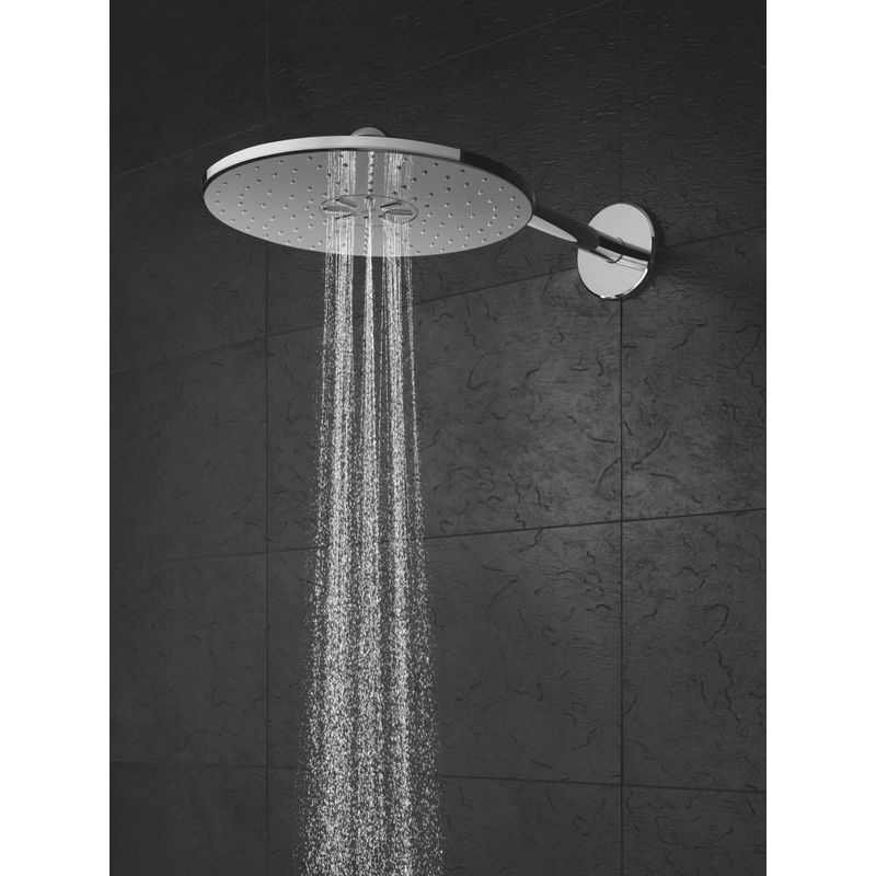 Casa si Gradina - Sanitare - Cazi si cabine de dus - Coloane si seturi de dus - Dus fix Grohe 26475000, 310 mm, 1 bar, 430 mm, 2 pulverizari, 26483000, 26484000 cod valva incastrata, Crom - Infinity.ro