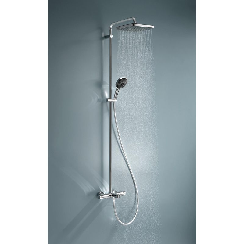 Casa si Gradina - Sanitare - Cazi si cabine de dus - Coloane si seturi de dus - Sistem de dus Grohe 26984001, 250 mm, 1 bar, 110 mm, 1.75 m, 1588 mm, 412 mm, 1 functii palarie dus, Crom - Infinity.ro