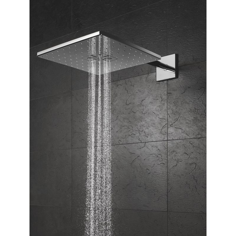 Casa si Gradina - Sanitare - Cazi si cabine de dus - Coloane si seturi de dus - Dus fix Grohe 26479000, 310 mm, 1 bar, 430 mm, 2 pulverizari, 26484000 cod valva incastrata, pivotant, Crom - Infinity.ro