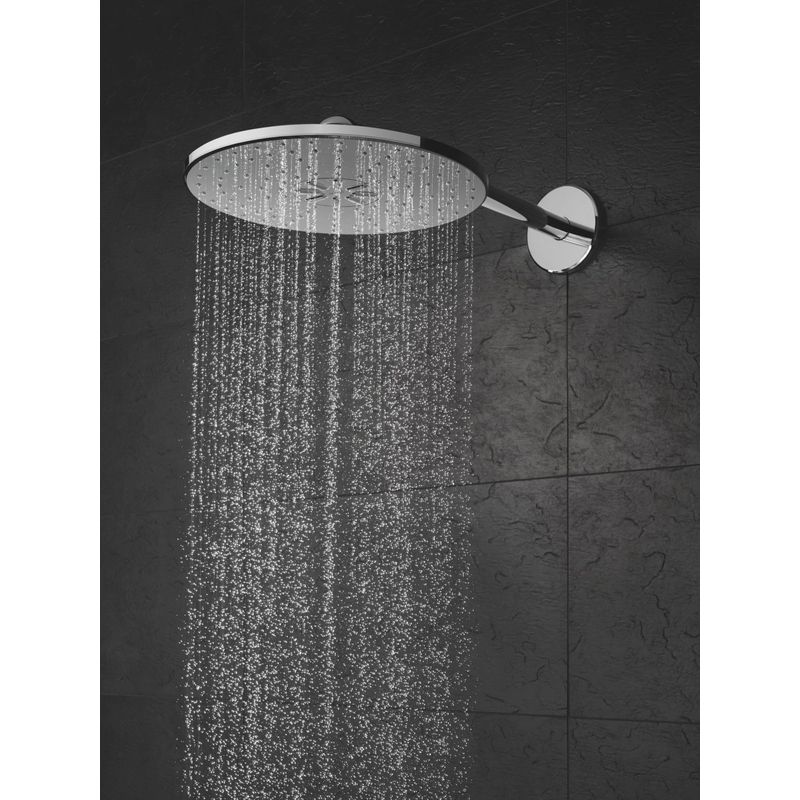 Casa si Gradina - Sanitare - Cazi si cabine de dus - Coloane si seturi de dus - Dus fix Grohe 26475000, 310 mm, 1 bar, 430 mm, 2 pulverizari, 26483000, 26484000 cod valva incastrata, Crom - Infinity.ro