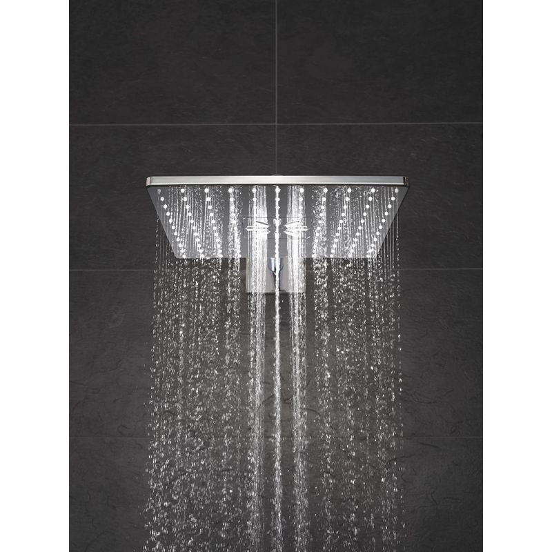 Casa si Gradina - Sanitare - Cazi si cabine de dus - Coloane si seturi de dus - Dus fix Grohe 26479000, 310 mm, 1 bar, 430 mm, 2 pulverizari, 26484000 cod valva incastrata, pivotant, Crom - Infinity.ro