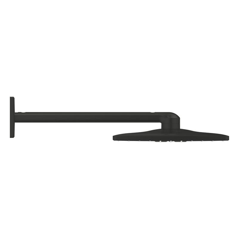 Casa si Gradina - Sanitare - Cazi si cabine de dus - Coloane si seturi de dus - Dus fix Grohe 264792430, 310 mm, 1 bar, 430 mm, 2 pulverizari, 1/2 conexiune instalare, pivotant, Negru - Infinity.ro